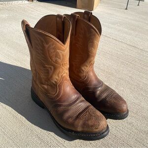 ARIAT men’s sierra saddle steel toe work boots